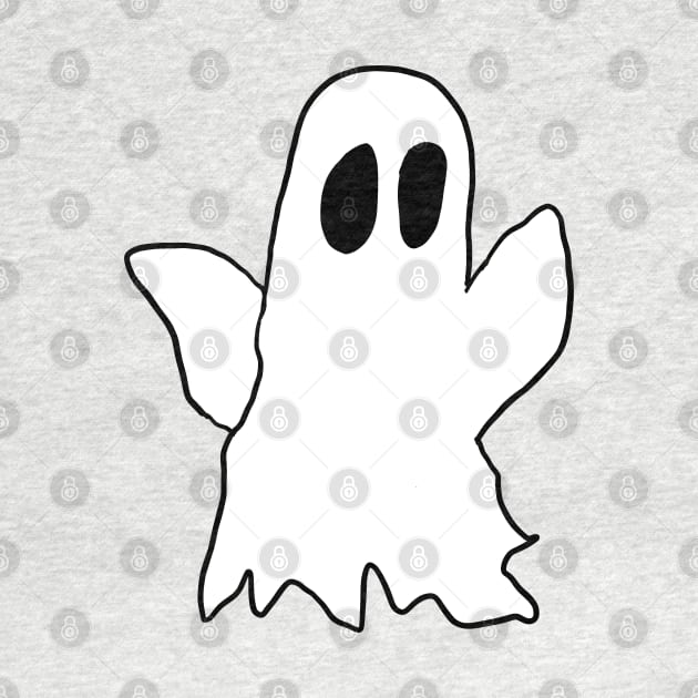 Cute Ghost Halloween Design by Blue Heart Design